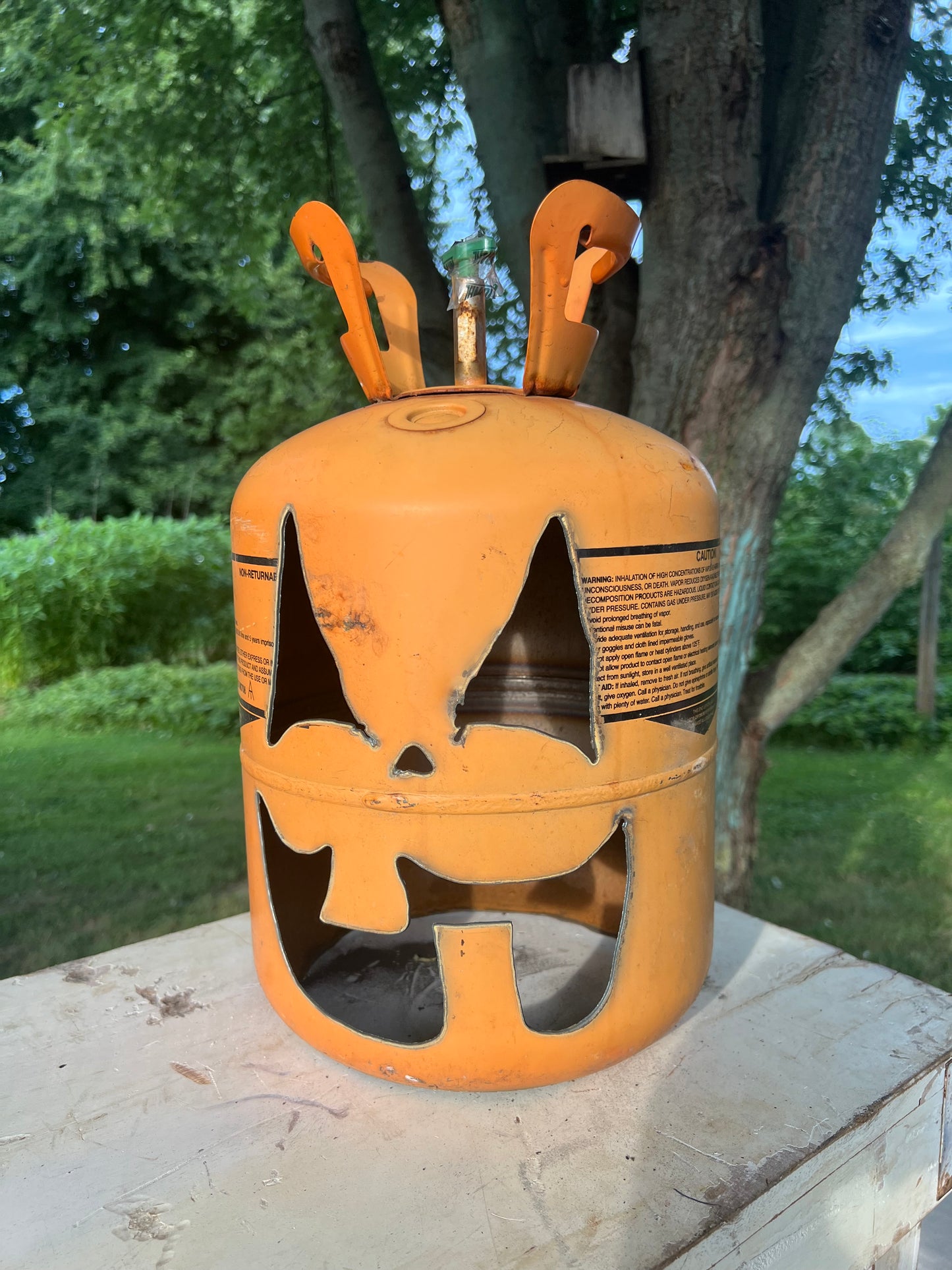 Hand cut porch lantern Jack C4