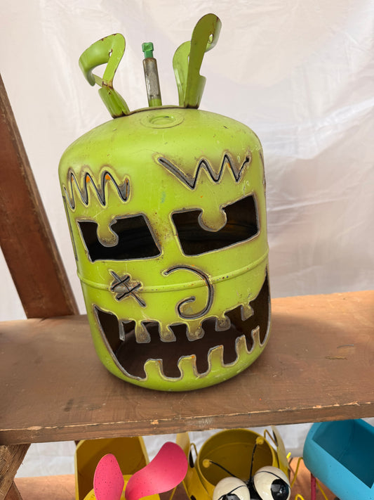 Hand cut Jack-o-lantern Frankenstein D2
