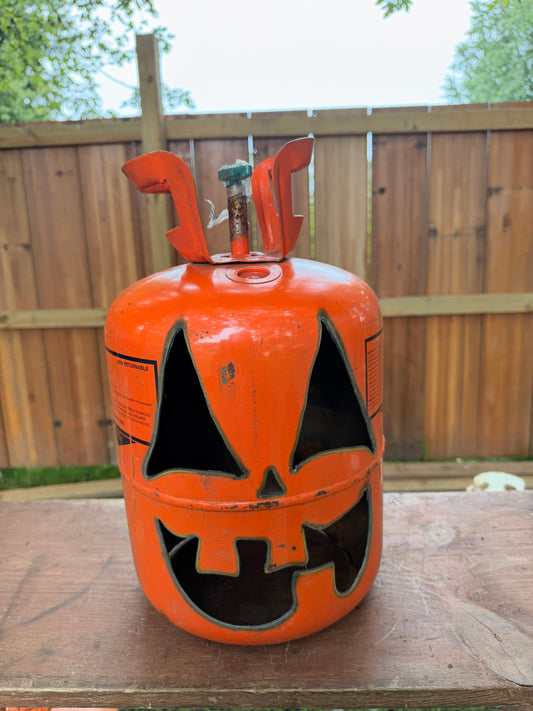 Hand cut Jack-o-lantern B8