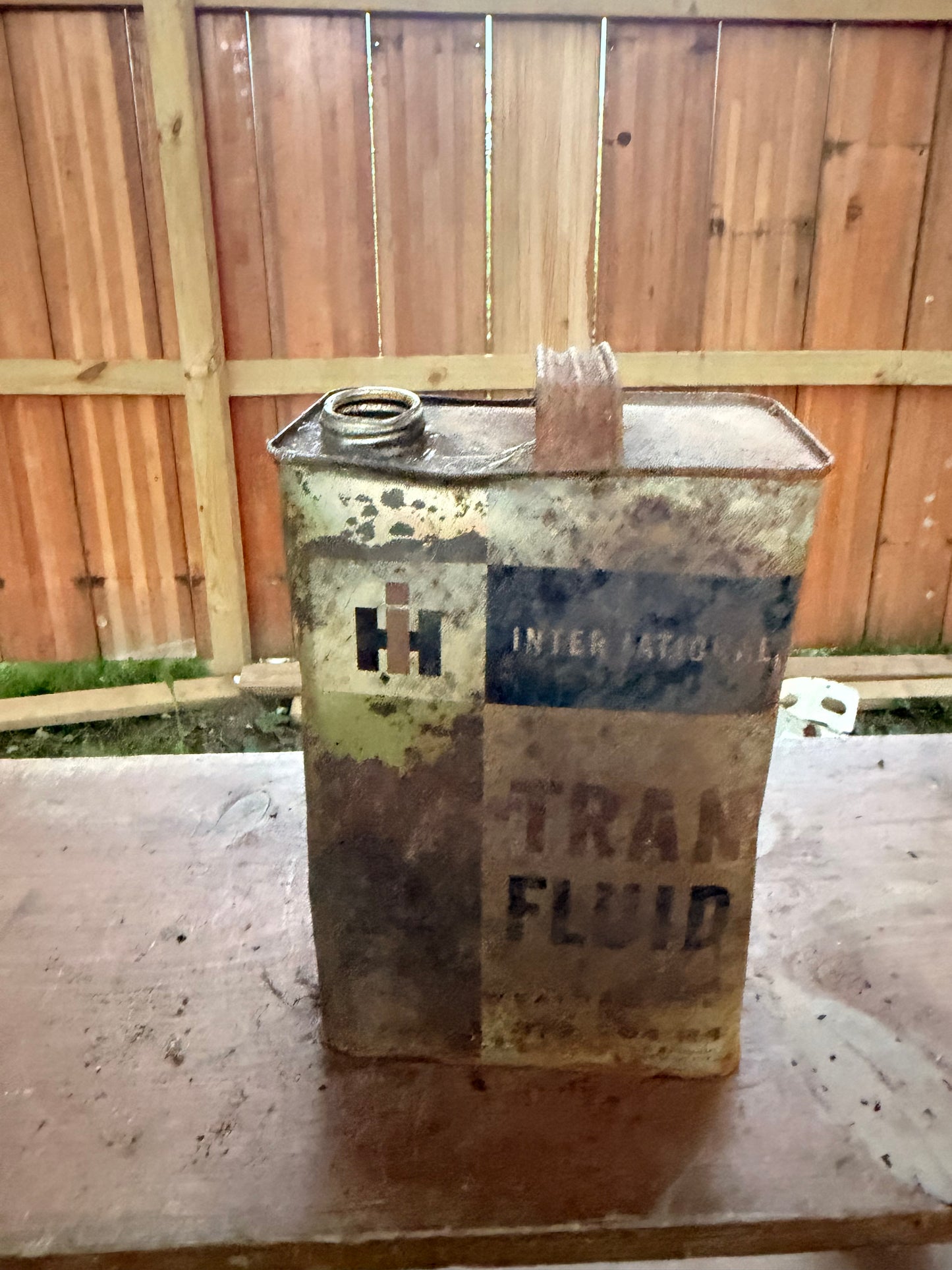 Hand cut gas can Jack-o-lantern C14