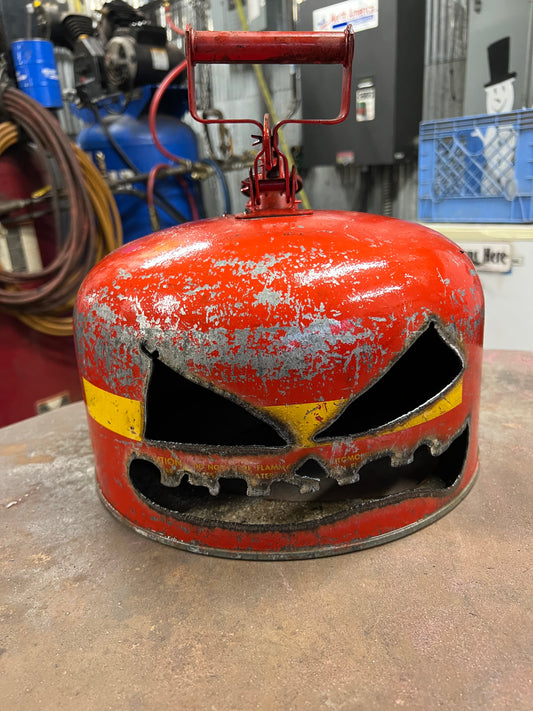 Squatty gas can jack-o-lantern please read description