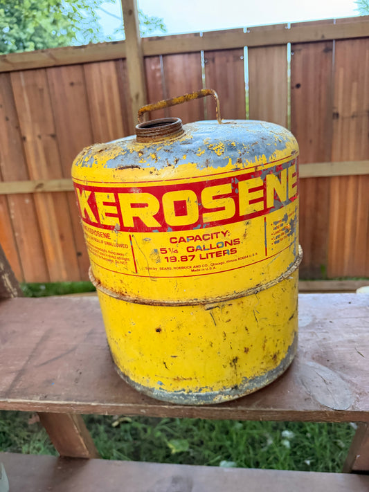 Hand cut gas can Jack-o-lantern C22