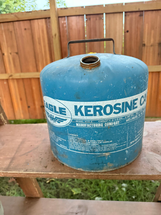 Hand cut gas can Jack-o-lantern C23