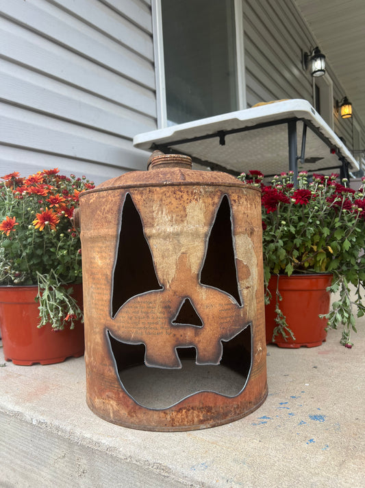 Gas can Jack-o-lantern
