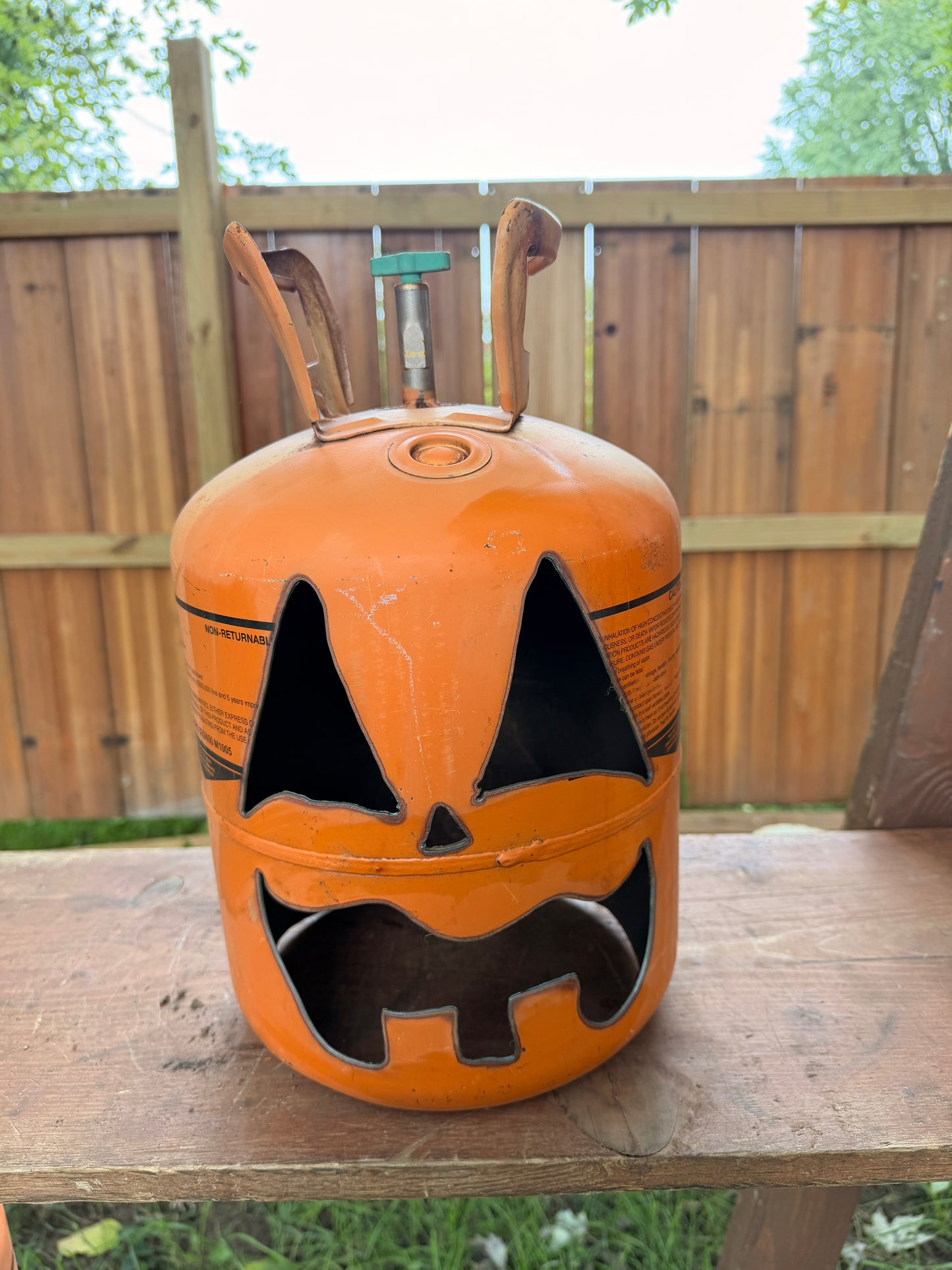 Hand cut Jack-o-lantern B10