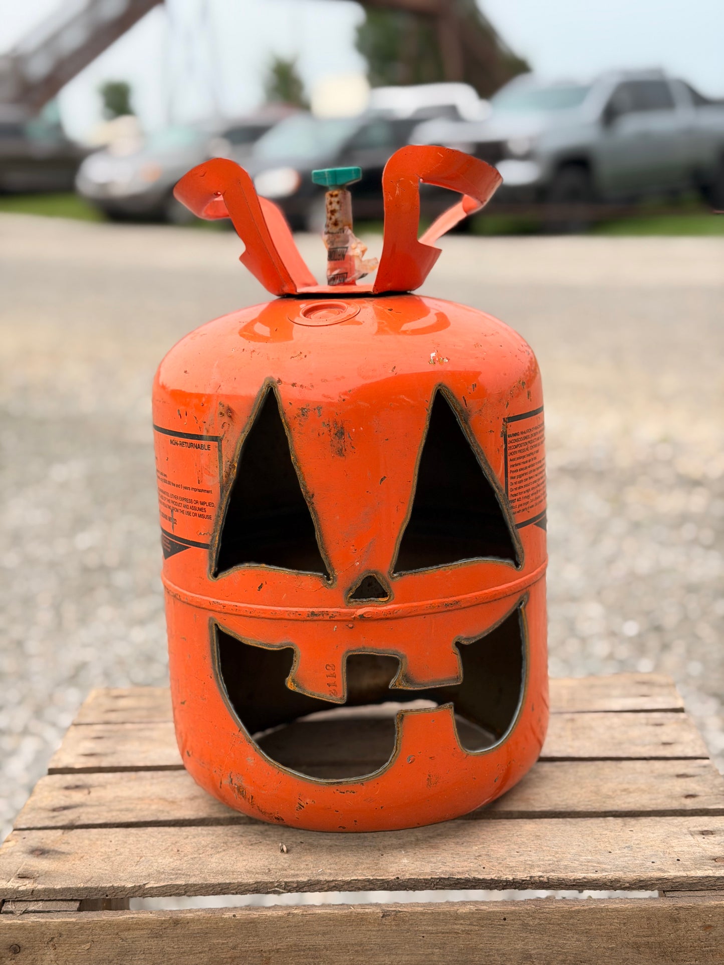 Hand cut Jack-o-lantern A5