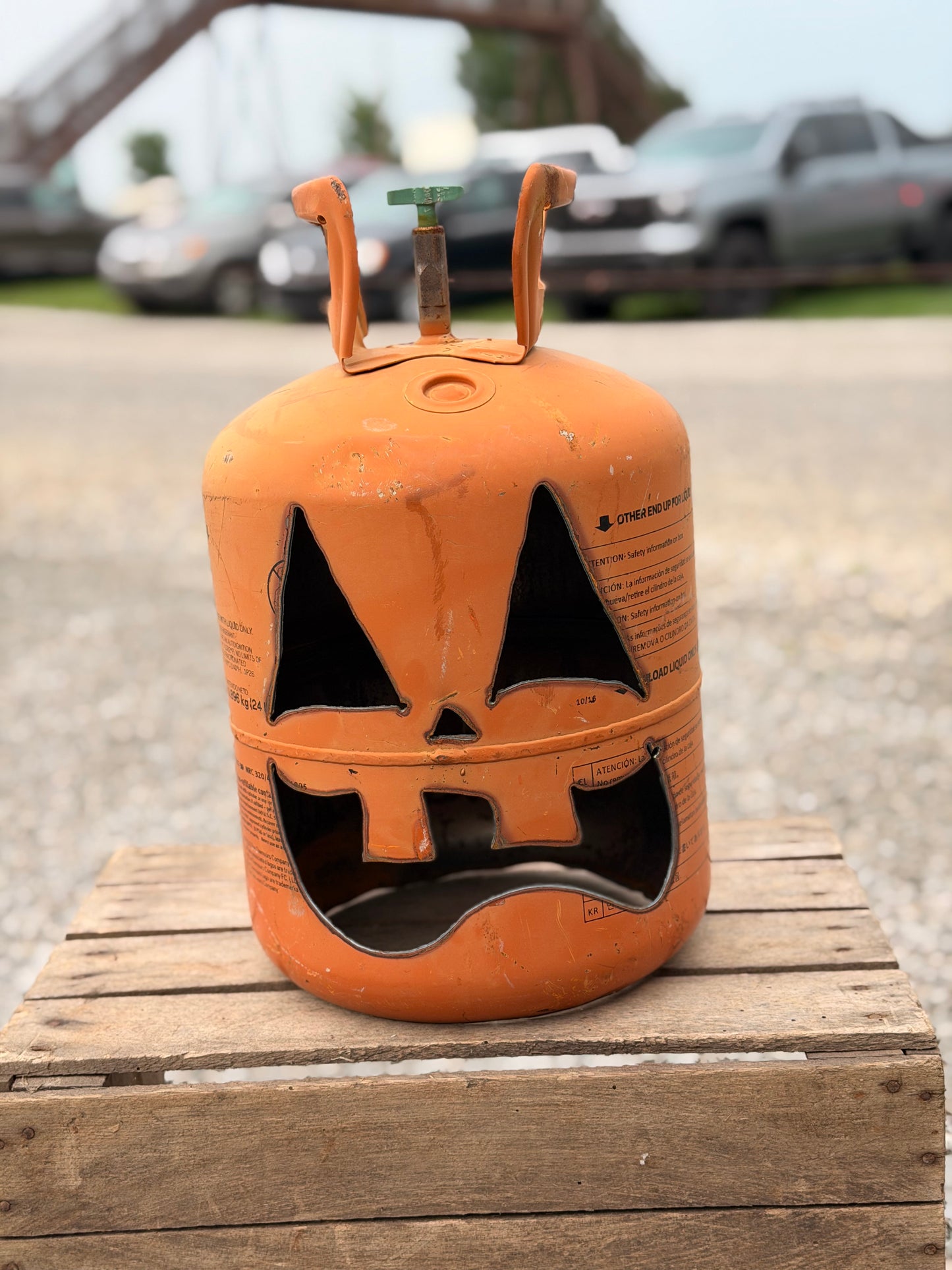 Hand cut Jack-o-lantern A1