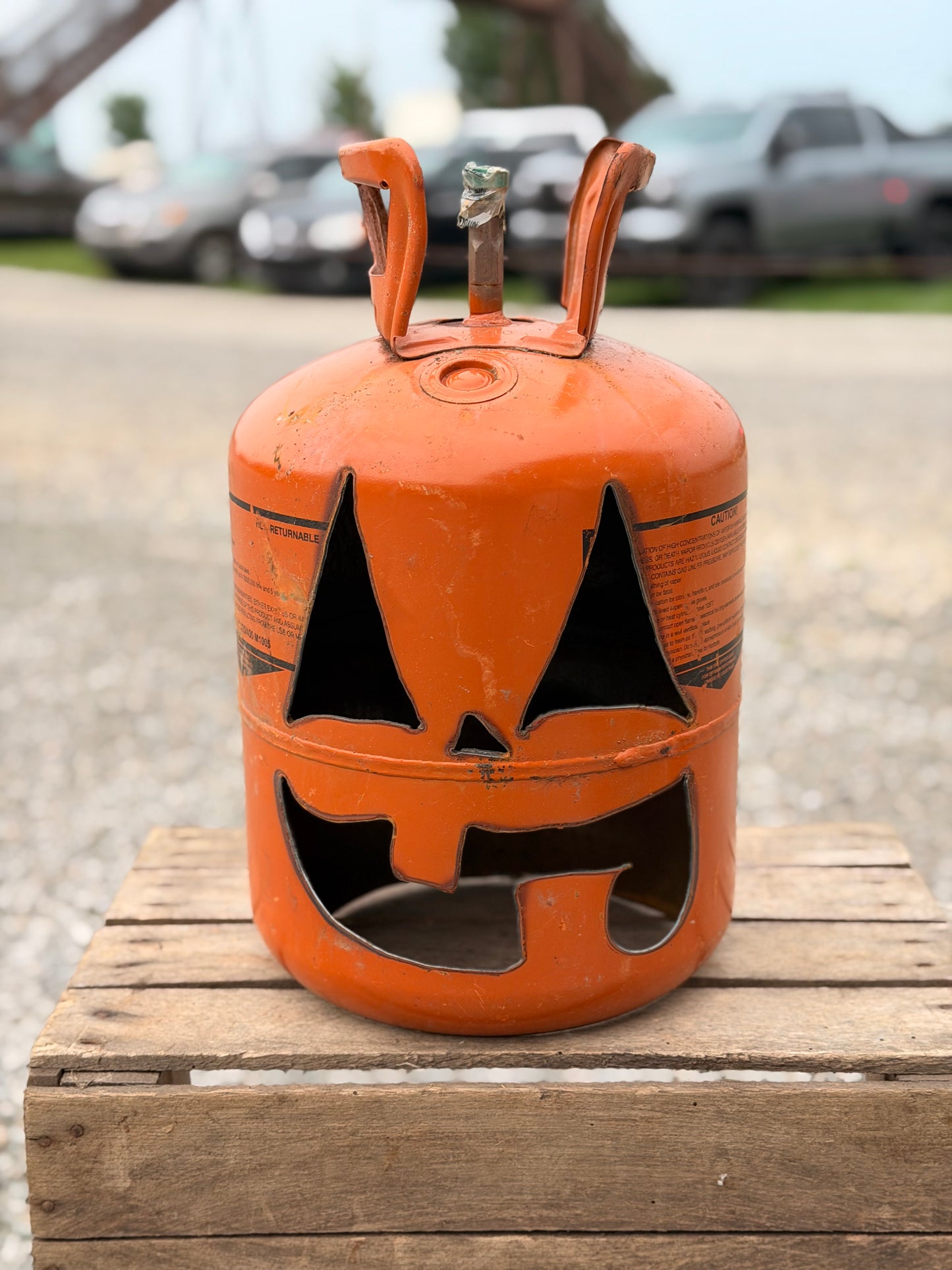 Hand cut Jack-o-lantern A3