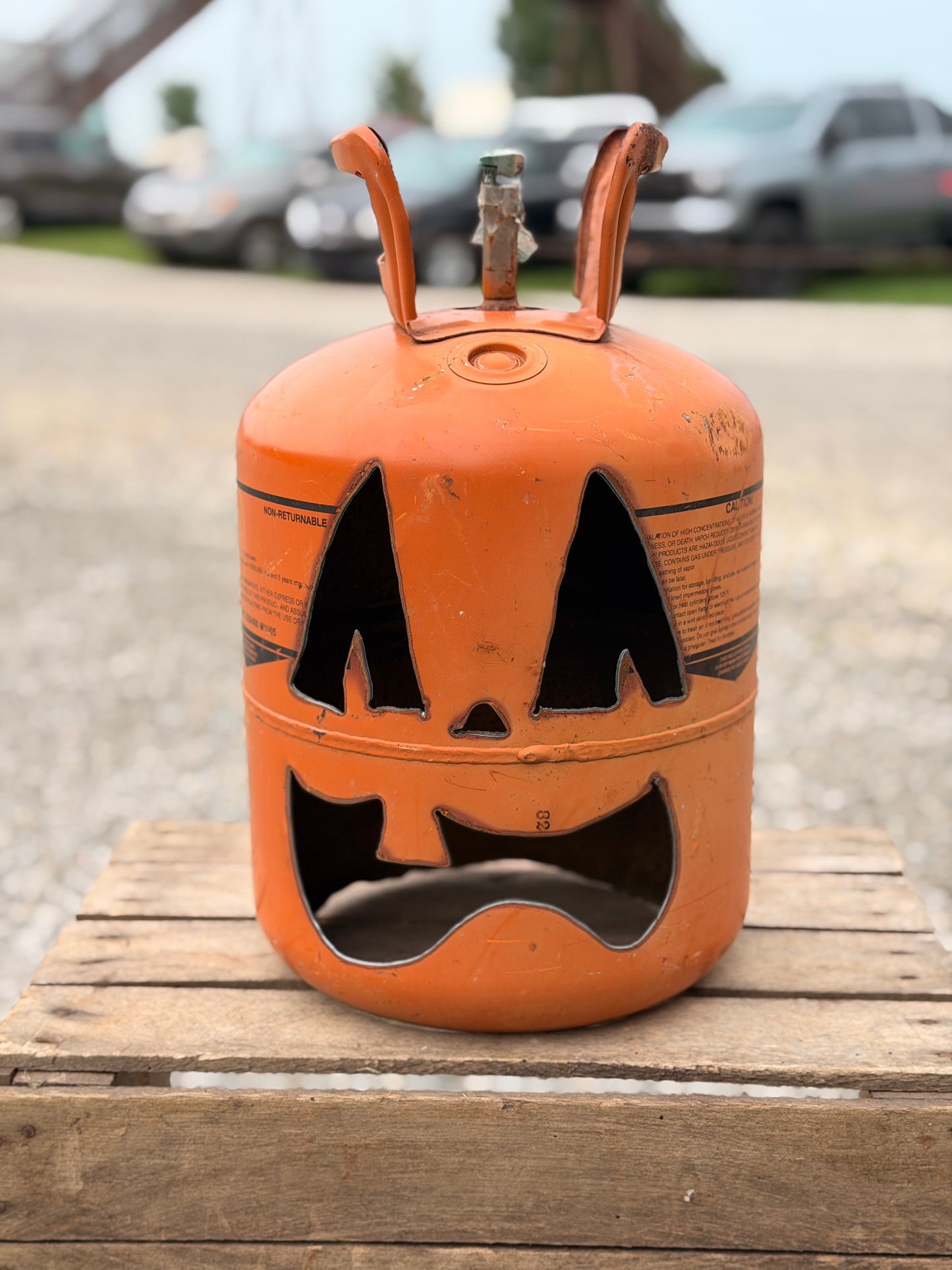 Hand cut Jack-o-lantern A2