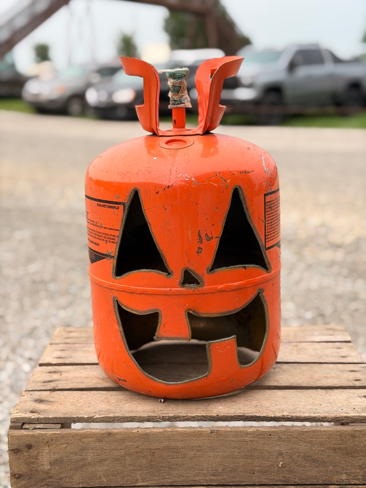 Hand cut Jack-o-lantern A4